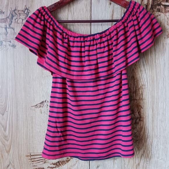 Splendid Off the Shoulder Flounce Top Size Small - Picture 4 of 7